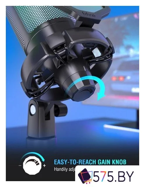 Проводной микрофон FIFINE A6V (черный) в магазине 575.by
