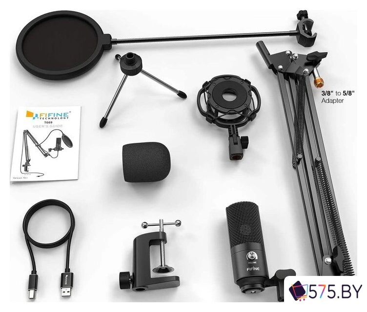 Проводной микрофон FIFINE T669 в магазине 575.by