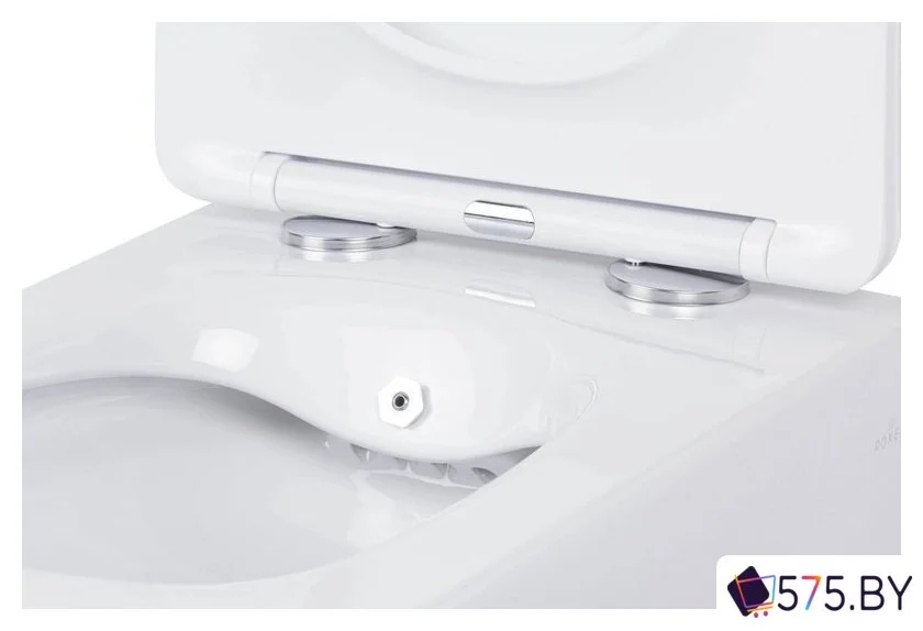 Унитаз подвесной Roxen Cube Bidet 530135-01X Rimless Soft Close с функцией биде в магазине 575.by