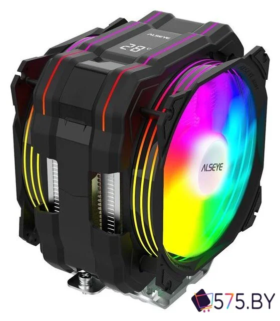 Кулер для процессора ALSEYE M120D Plus (черный) в магазине 575.by