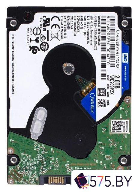 Жесткий диск WD Blue Mobile 2TB WD20SPZX в магазине 575.by