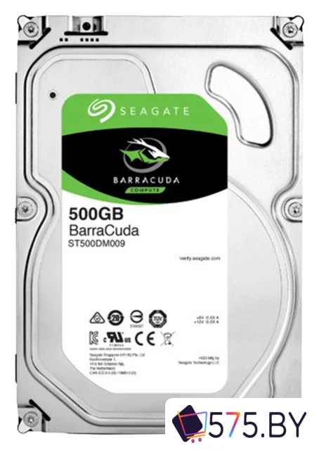Жесткий диск Seagate BarraCuda 500GB [ST500DM009] в магазине 575.by