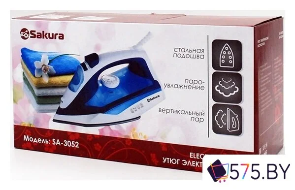 Утюг Sakura SA-3052SBL в магазине 575.by