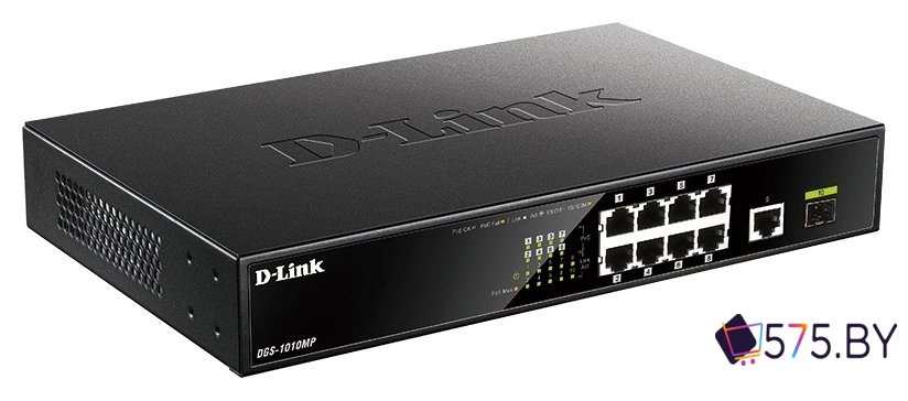 Неуправляемый коммутатор D-Link DGS-1010MP/A1A в магазине 575.by