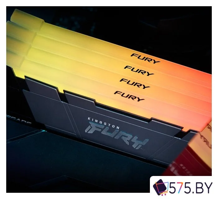 Оперативная память Kingston FURY Renegade RGB 2x8ГБ DDR4 3200МГц KF432C16RB2AK2/16 в магазине 575.by