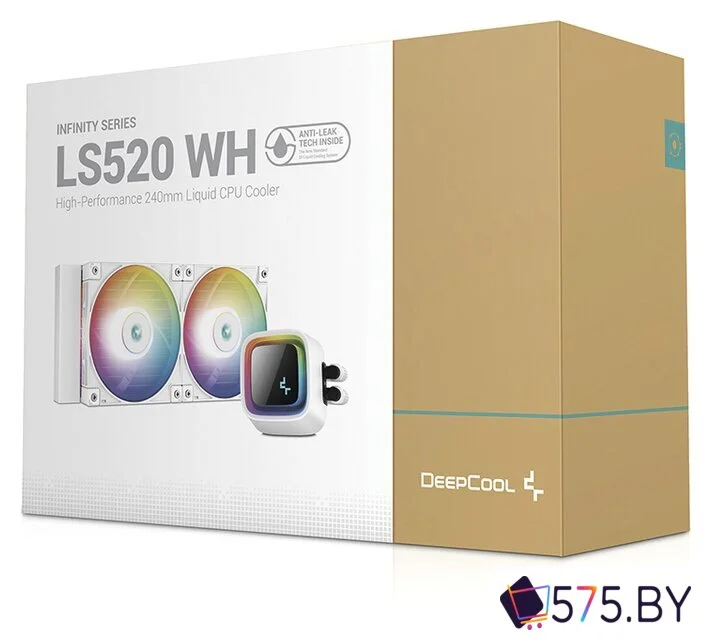 Система жидкостного охлаждения для процессора DeepCool LS520 WH R-LS520-WHAMNT-G-1 в магазине 575.by