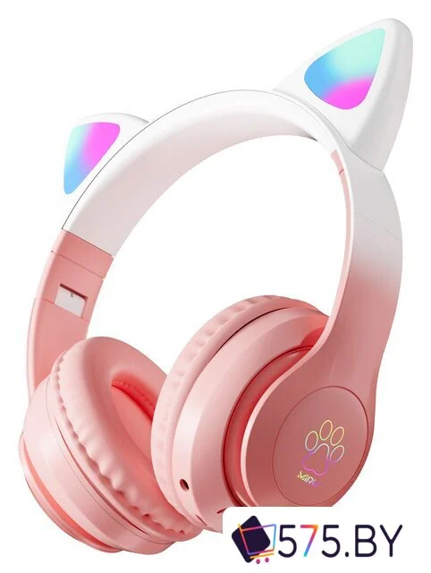 Наушники Miru Cat EP-W10 (розовый) в магазине 575.by