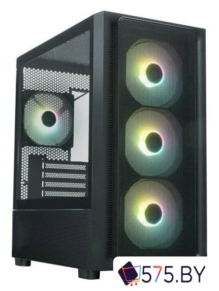 Корпус XASTRA A411M 4ARGB-FC (черный) в магазине 575.by