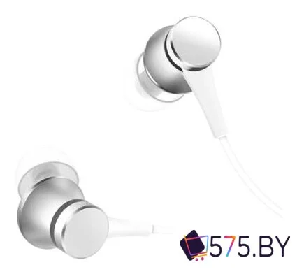 Наушники Xiaomi Mi In-Ear Headphones Basic HSEJ03JY (серебристый) в магазине 575.by