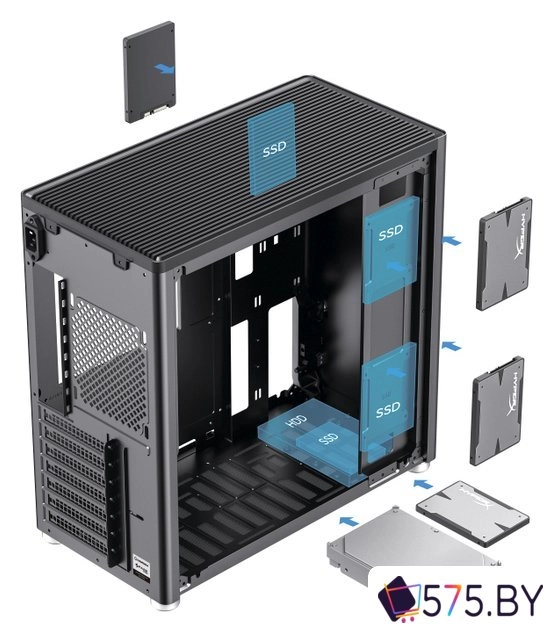 Корпус GameMax Spark Pro (черный) в магазине 575.by