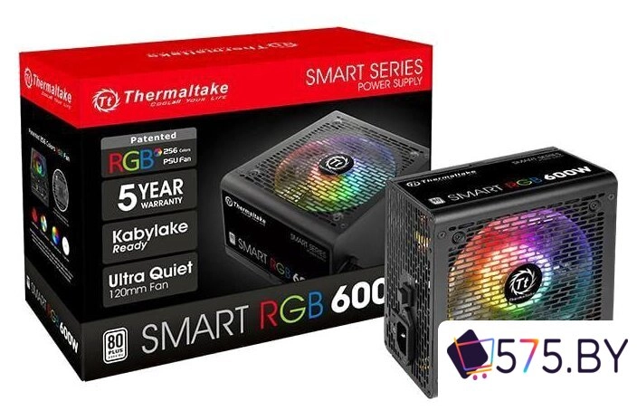 Блок питания Thermaltake Smart RGB 600W (230V) SPR-600AH2NK-2 в магазине 575.by