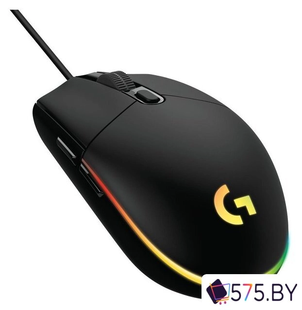 Игровая мышь Logitech G102 Lightsync (черный) в магазине 575.by