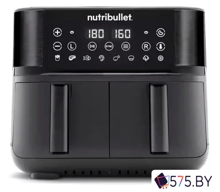 Аэрогриль (аэрофритюрница) NutriBullet Twin Drawer NBA081B в магазине 575.by