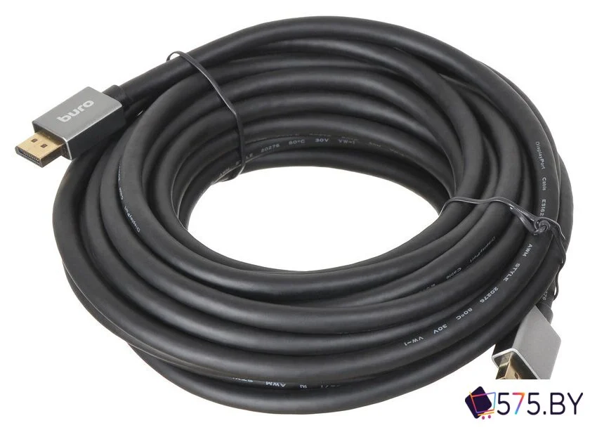 Кабель Buro BHP-DPP-1.4-10G (10 м, черный) в магазине 575.by