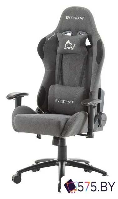 Игровое (геймерское) кресло Everprof Ghost (ткань, серый) в магазине 575.by