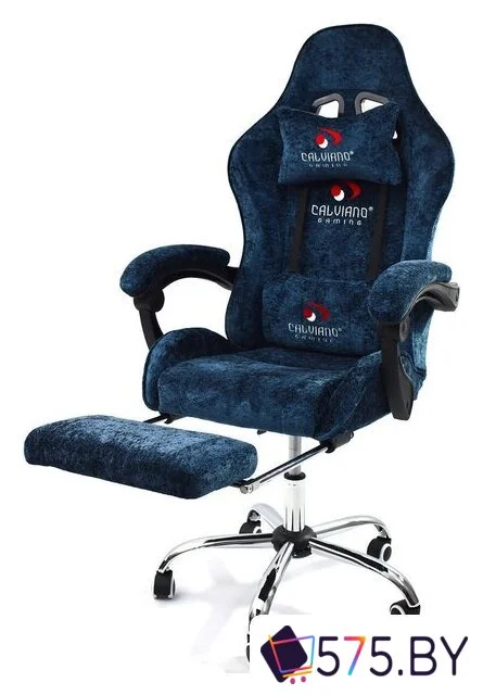 Игровое (геймерское) кресло Calviano Amarone (blue plush) в магазине 575.by