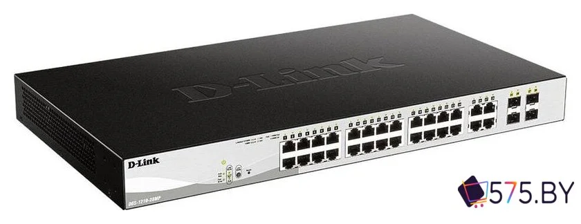 Управляемый коммутатор 2-го уровня D-Link DGS-1210-28MP/FL1A в магазине 575.by