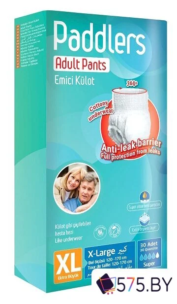 Трусы-подгузники для взрослых Paddlers Adult Pants 4 X-Large (30 шт) в магазине 575.by