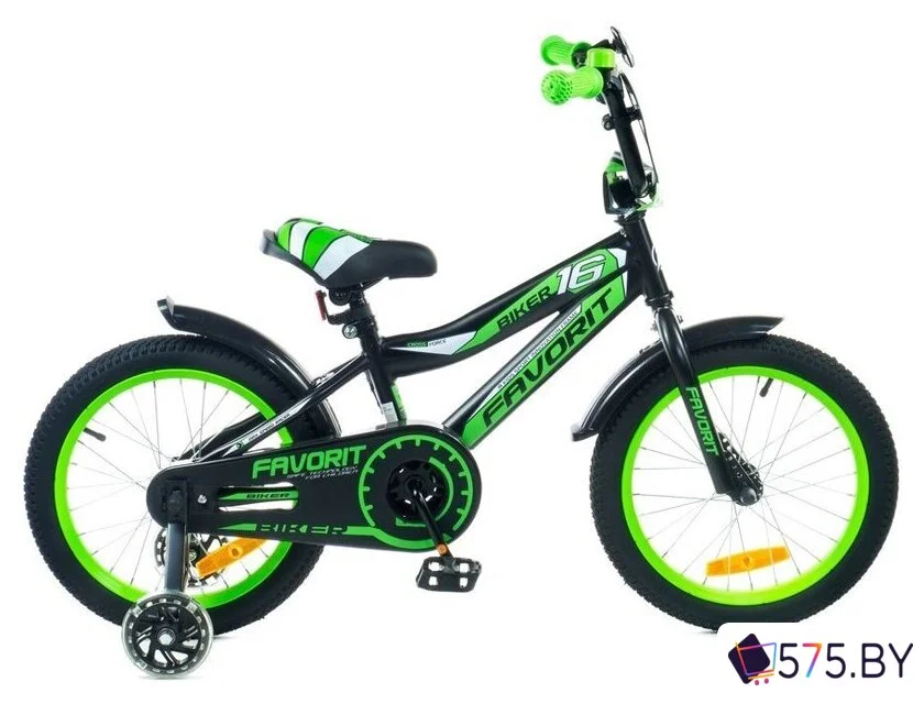 Детский велосипед Favorit Biker 16 BIK-16GN (зеленый) в магазине 575.by