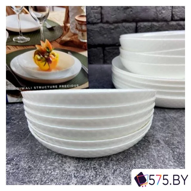 Столовый сервиз Luminarc Diwali White V6724 (18пр) в магазине 575.by