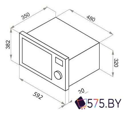 Микроволновая печь MAUNFELD XBMO202S в магазине 575.by