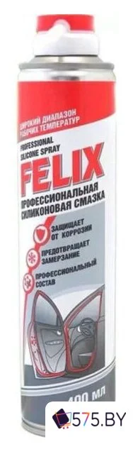 Смазки, пасты и очистители для механических, электрических узлов Felix Смазка силиконовая 400мл 411040016 в магазине 575.by