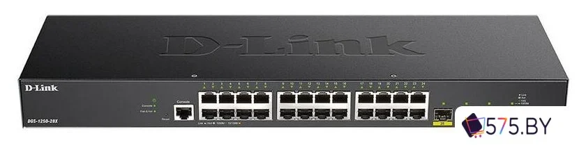 Управляемый коммутатор 2-го уровня D-Link DGS-1250-28X/A1A в магазине 575.by