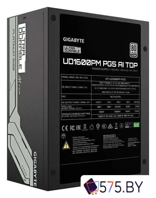 Блок питания Gigabyte UD1600PM PG5 AI Top в магазине 575.by