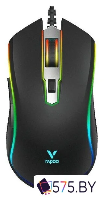 Игровая мышь Rapoo V25S 2022 (черный) в магазине 575.by