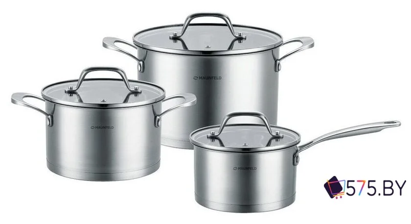 Набор кастрюль MAUNFELD Taylor MF125TL01ST в магазине 575.by