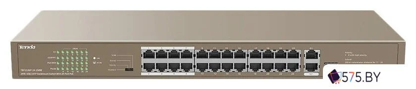 Неуправляемый коммутатор Tenda TEF1126P-24-250W в магазине 575.by