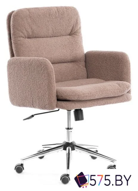 Офисное кресло TetChair Dover (хром/букле/коричневый) в магазине 575.by