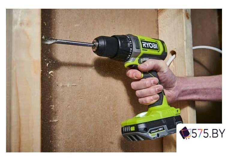 Дрель-шуруповерт Ryobi RDD18-2C52S 5133005522 (с 2-мя АКБ 2 Ач+5 Ач, сумка) в магазине 575.by