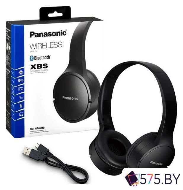Наушники Panasonic RB-HF420BGE-K в магазине 575.by