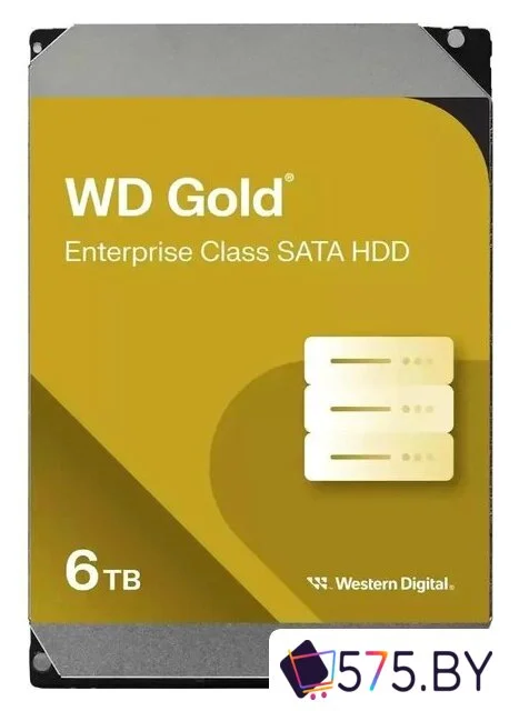 Жесткий диск WD Gold 6TB WD6004FRYZ в магазине 575.by