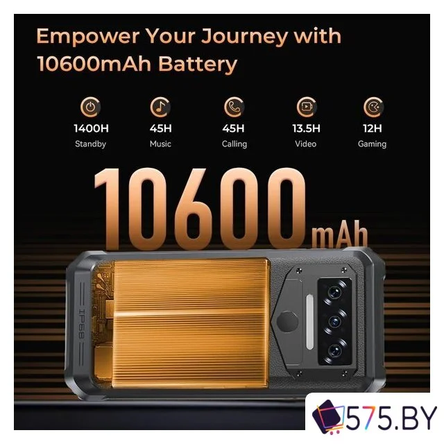 Телефон Oukitel WP38 6GB/256GB (черный) в магазине 575.by