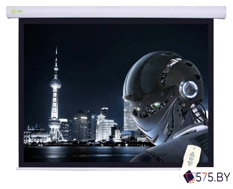 Проекционный экран CACTUS Motoscreen CS-PSM-124x221 в магазине 575.by