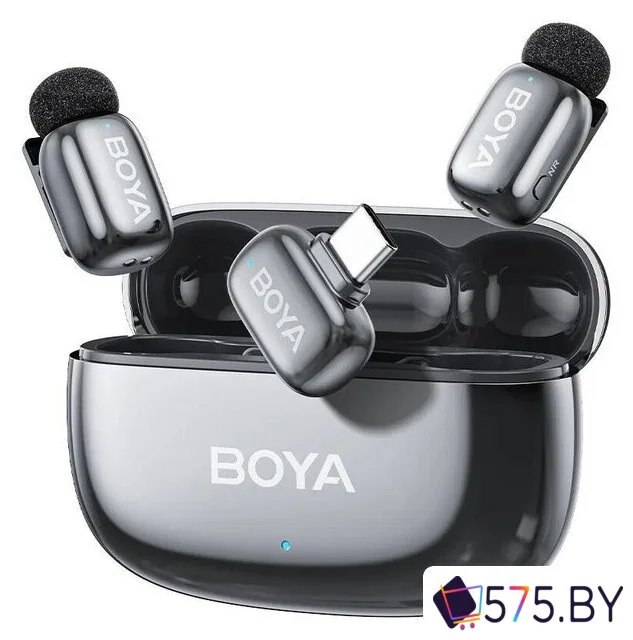 Радиосистема BOYA Mini 2-02 (серебристый) в магазине 575.by