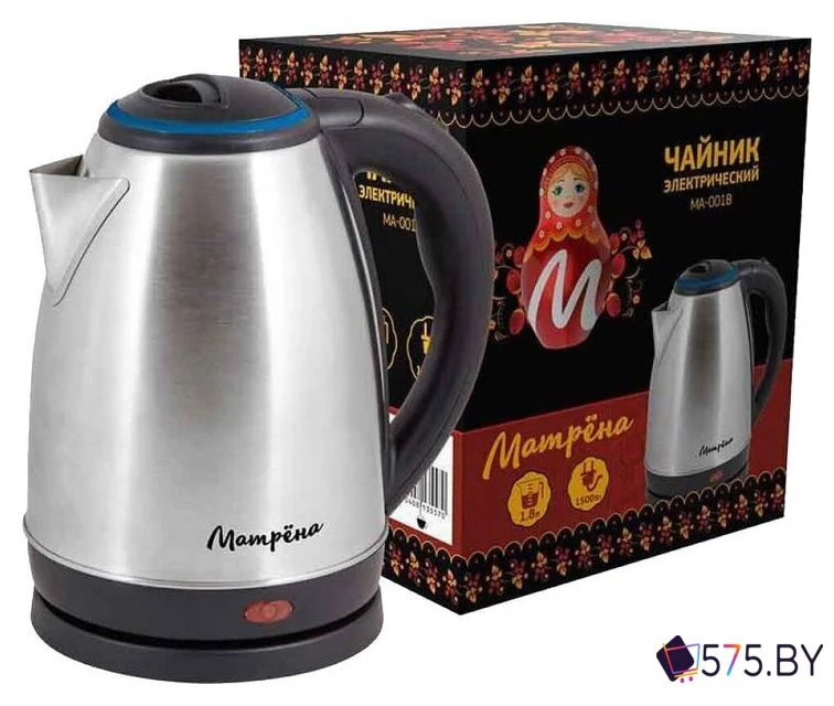 Электрический чайник Матрена MA-001 (голубой) в магазине 575.by