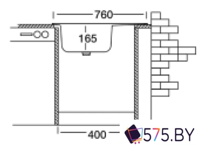 Кухонная мойка Kromevye ЕС 240 D в магазине 575.by