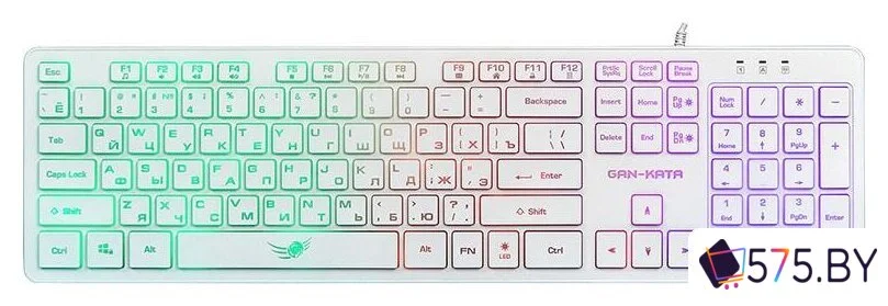 Клавиатура Dialog Gan-Kata KGK-17U (белый) в магазине 575.by