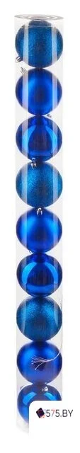 Елочная игрушка Ausini VT25-04010-4 (синий, 9 шт) в магазине 575.by