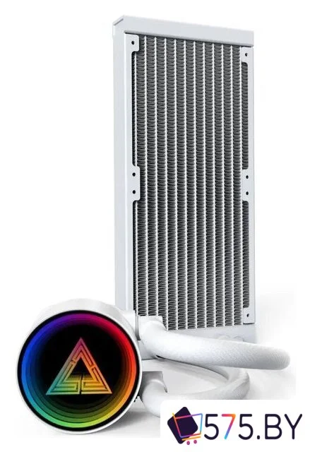 Система жидкостного охлаждения для процессора Montech LightFlow ARGB 240 (белый) в магазине 575.by