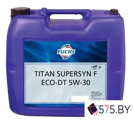 Моторное масло Fuchs Titan Supersyn F ECO-DT 5W-30 20л в магазине 575.by