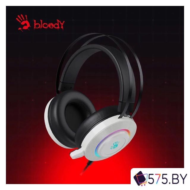 Наушники A4Tech Bloody G521 (белый) в магазине 575.by