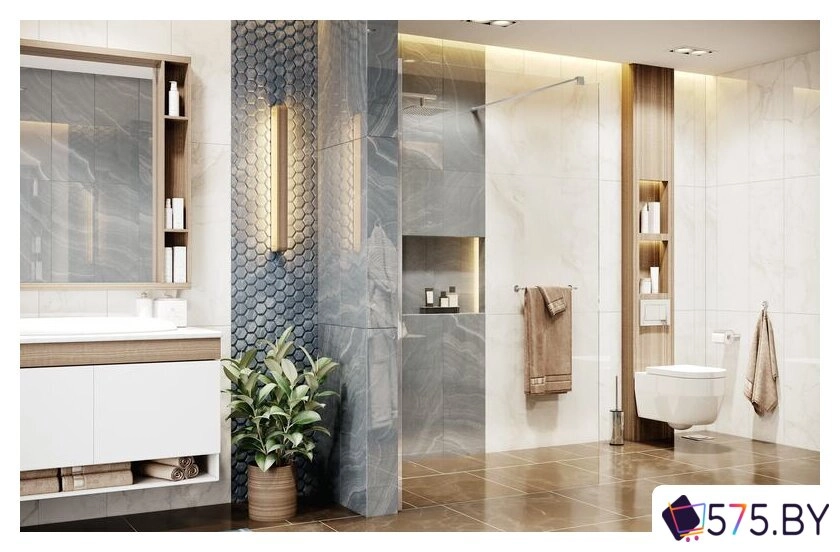 Душевая стенка Ambassador Walk-in 15031104 120 в магазине 575.by