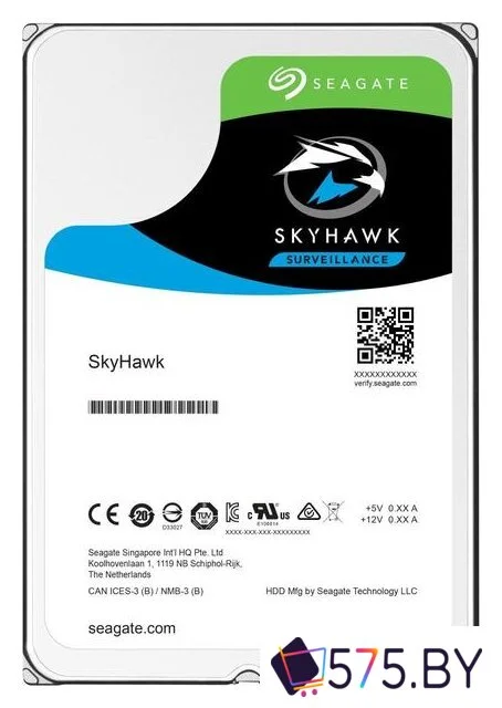 Жесткий диск Seagate Skyhawk Surveillance 4TB ST4000VX013 в магазине 575.by
