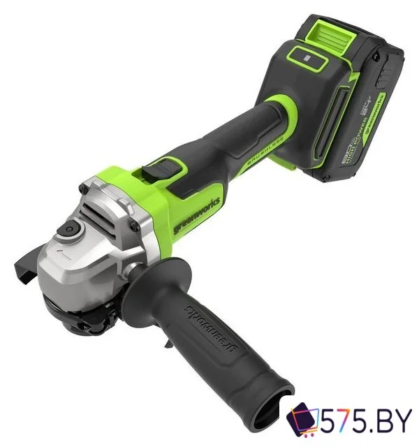 Угловая шлифмашина Greenworks AG590 3201007CUH (с 1-им АКБ, сумка) в магазине 575.by