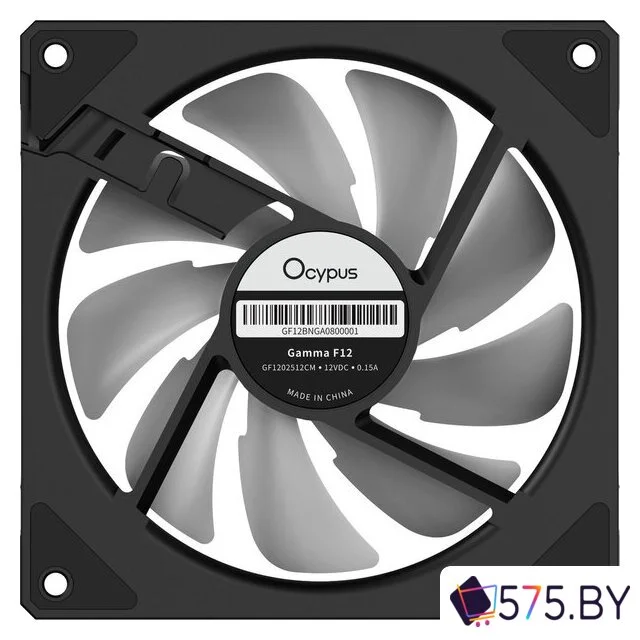 Вентилятор для корпуса Ocypus Gamma F12 BK ARGB Reverse Blade в магазине 575.by