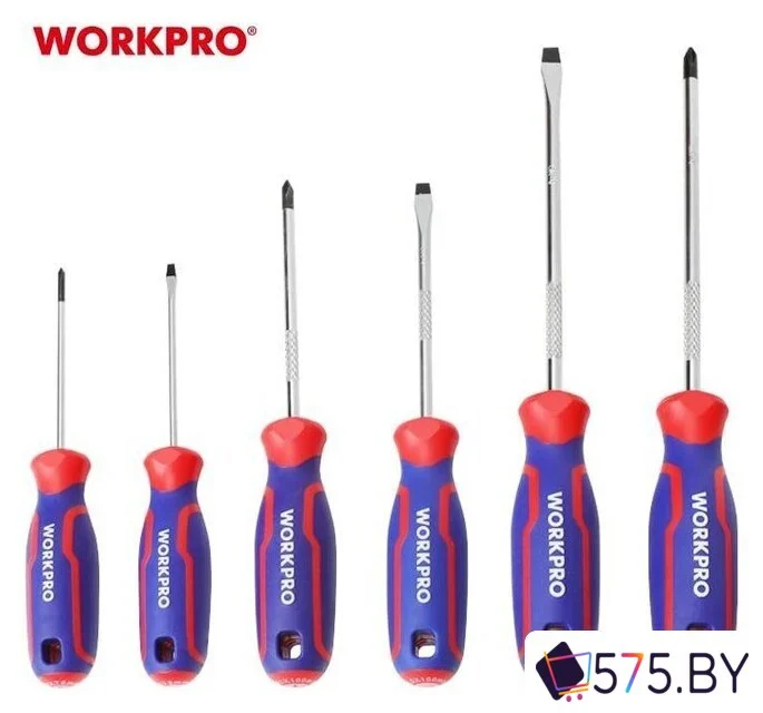 Набор отверток Workpro WP200504 (6 предметов) в магазине 575.by